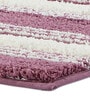 Plum Polyester 24X16 Inches Anti-Skid  Bath Mat