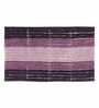 Plum Polyester 24X16 Inches Anti-Skid  Bath Mat