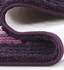 Plum Polyester 32X20 Inches Anti-Skid  Bath Mat