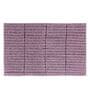 Plum Polyester 32X20 Inches Anti-Skid  Bath Mat