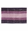 Plum Polyester 32X20 Inches Anti-Skid  Bath Mat