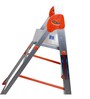 Plus 4 Step Silver Alluminium Folding Ladder