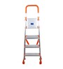 Plus 4 Step Silver Alluminium Folding Ladder
