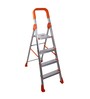 Plus 4 Step Silver Alluminium Folding Ladder