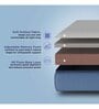 Plus Orthopedic 6 Inch (78x60) PU & Memory Foam Queen Size Mattress