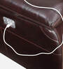 Plush Motorized 2 Seater Recliner With Usb Port In Burgundy Color