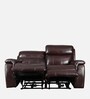 Plush Motorized 2 Seater Recliner With Usb Port In Burgundy Color