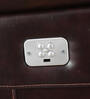 Plush Motorized 2 Seater Recliner With Usb Port In Burgundy Color