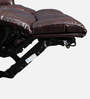 Plush Motorized 2 Seater Recliner With Usb Port In Burgundy Color