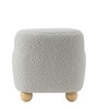 Plush Boucle Kids Lounge Chair In Vanilla Colour Plush Boucle Kids Lounge Chair In Vanilla Colour