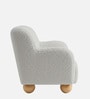 Plush Boucle Kids Lounge Chair In Vanilla Colour Plush Boucle Kids Lounge Chair In Vanilla Colour