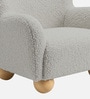 Plush Boucle Kids Lounge Chair In Vanilla Colour Plush Boucle Kids Lounge Chair In Vanilla Colour
