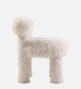 Plush Faux Fur Kids Accent Chair In Ivory Colour Plush Faux Fur Kids Accent Chair In Ivory Colour