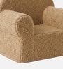 Plush Faux Fur Kids Lounge Chair In Brown Colour Plush Faux Fur Kids Lounge Chair In Brown Colour