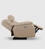 Plush Leather 3 Seater Motorized Recliner with USB Port