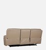 Plush Leather 3 Seater Motorized Recliner with USB Port