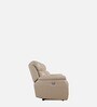 Plush Leather 3 Seater Motorized Recliner with USB Port