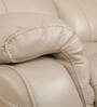 Plush Leather 3 Seater Motorized Recliner with USB Port