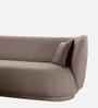 Plush Prestige Suede 3 Seater Sofa In Brown Colour