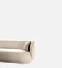 Plush Prestige Suede 3 Seater Sofa In Cream Colour