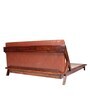 Plush Sheesham Wood Queen Size Bed in Rich honey Finish