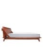 Plush Sheesham Wood Queen Size Bed in Rich honey Finish