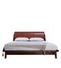 Plush Sheesham Wood Queen Size Bed in Rich honey Finish