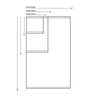 White 625 GSM 100% Cotton Bath Towel (Set of 4)