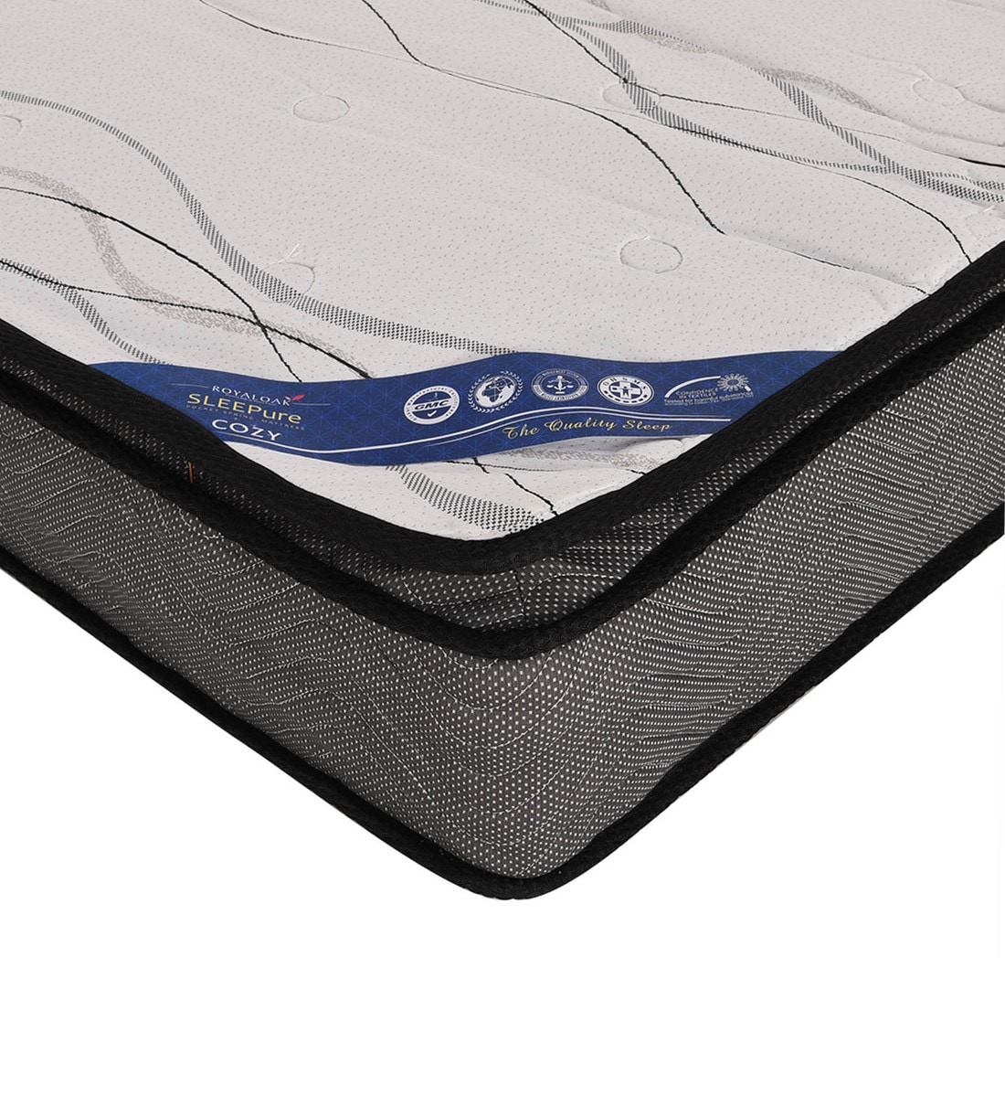 Buy Pocket Spring & Pu Foam King Size 78x72 10\ Thick Mattress by