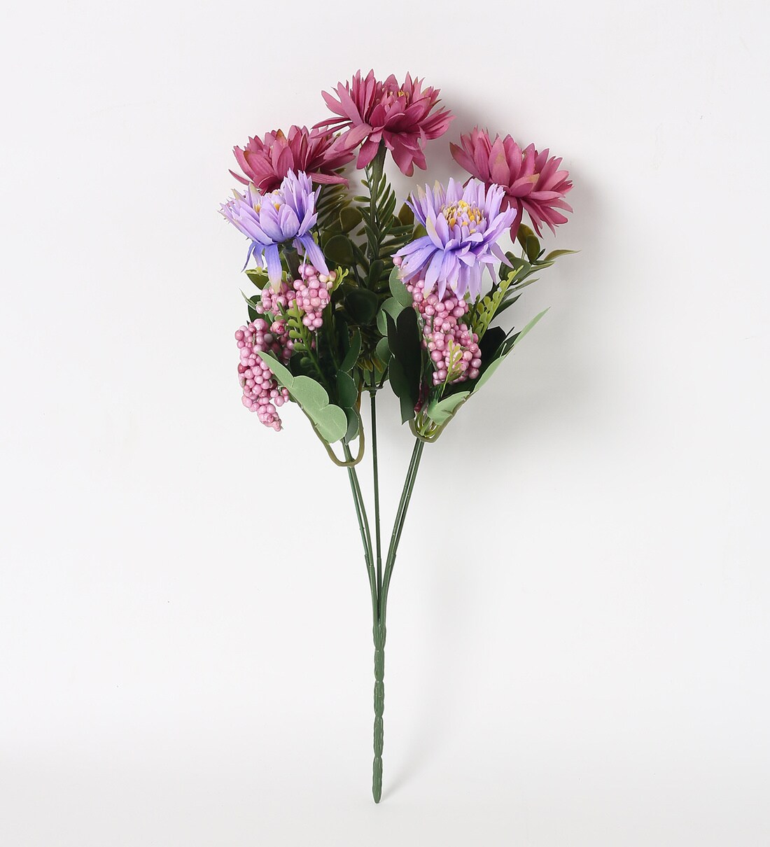 Buy Purple Fabric Artificial Gerbera Flower Bunch by Pollination Online