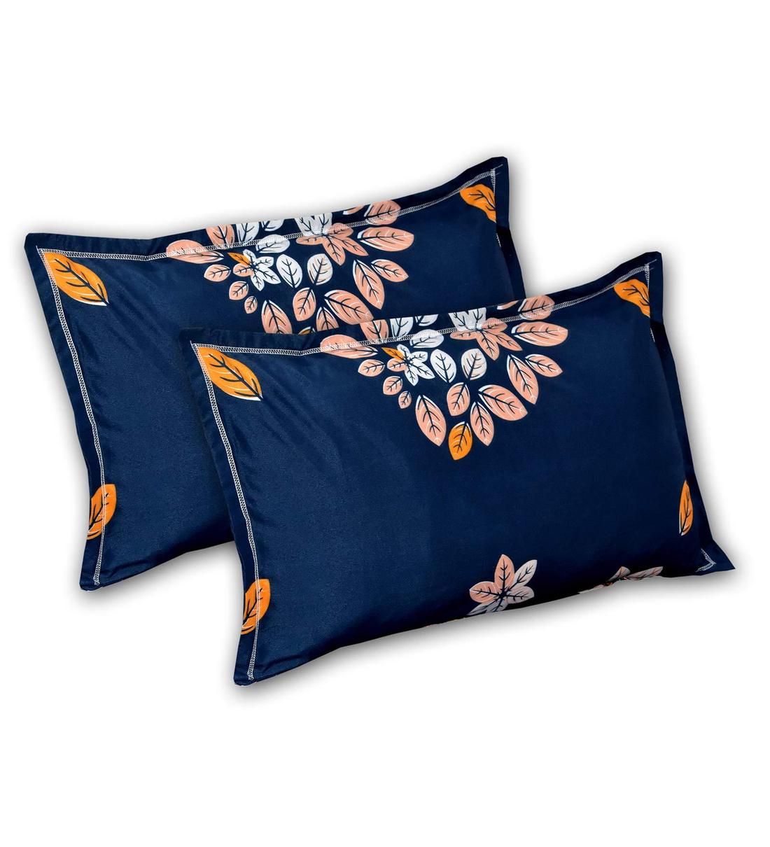 Buy Poly Cotton 180TC Double Bedsheet with 2 Pillow Covers Online