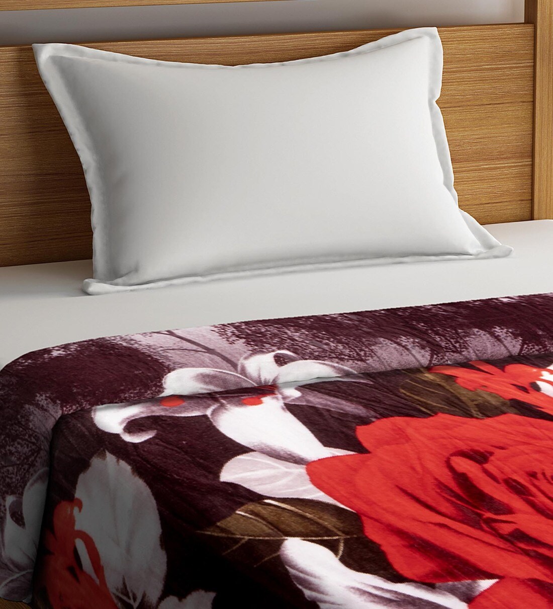 Buy Red Polyester 210 GSM Single Bed Ac Room Blanket By Neudis Online Single Bed Blankets