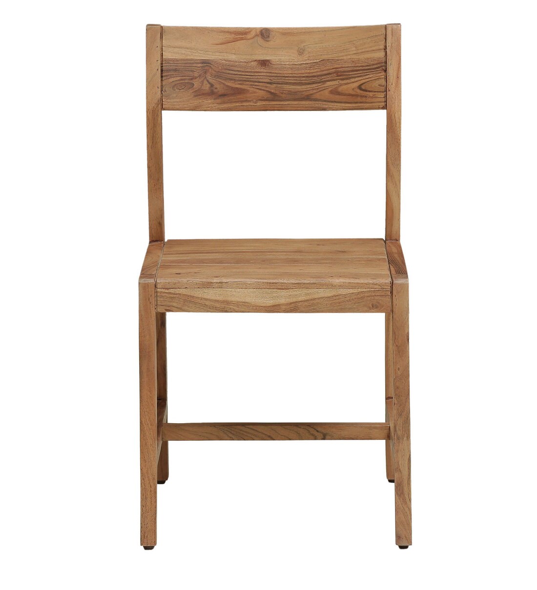 Buy Portland Solid Wood Dining Chair (Set of 2) in Natural Acacia