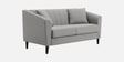 Polon Fabric 2 Seater Sofa In Light Grey Colour