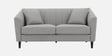 Polon Fabric 2 Seater Sofa In Light Grey Colour