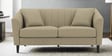 Polon Fabric 2 Seater Sofa In Honey Beige Colour
