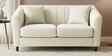Polon Fabric 2 Seater Sofa In Maple Cream Color
