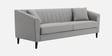 Polon Fabric 3 Seater Sofa In Light Grey Colour
