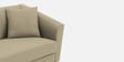 Polon Fabric 3 Seater Sofa In Honey Beige Colour