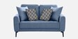 Portland Fabric 2 Seater Sofa in Blue Colour