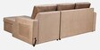 Portland Fabric Pull Out Sofa Cum Bed In Light Brown Colour With Storage