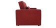 Porto Fabric Convertible Sofa Cum Bed In Maroon Colour With Storage