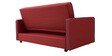 Porto Fabric Convertible Sofa Cum Bed In Maroon Colour With Storage