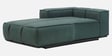 Portofino Chenille Fabric RHS Sectional Sofa in Pine Green Colour