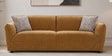 Portugal Fabric 3 Seater Sofa in Brown Colour Portugal Fabric 3 Seater Sofa in Brown Colour
