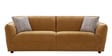 Portugal Fabric 3 Seater Sofa in Brown Colour Portugal Fabric 3 Seater Sofa in Brown Colour