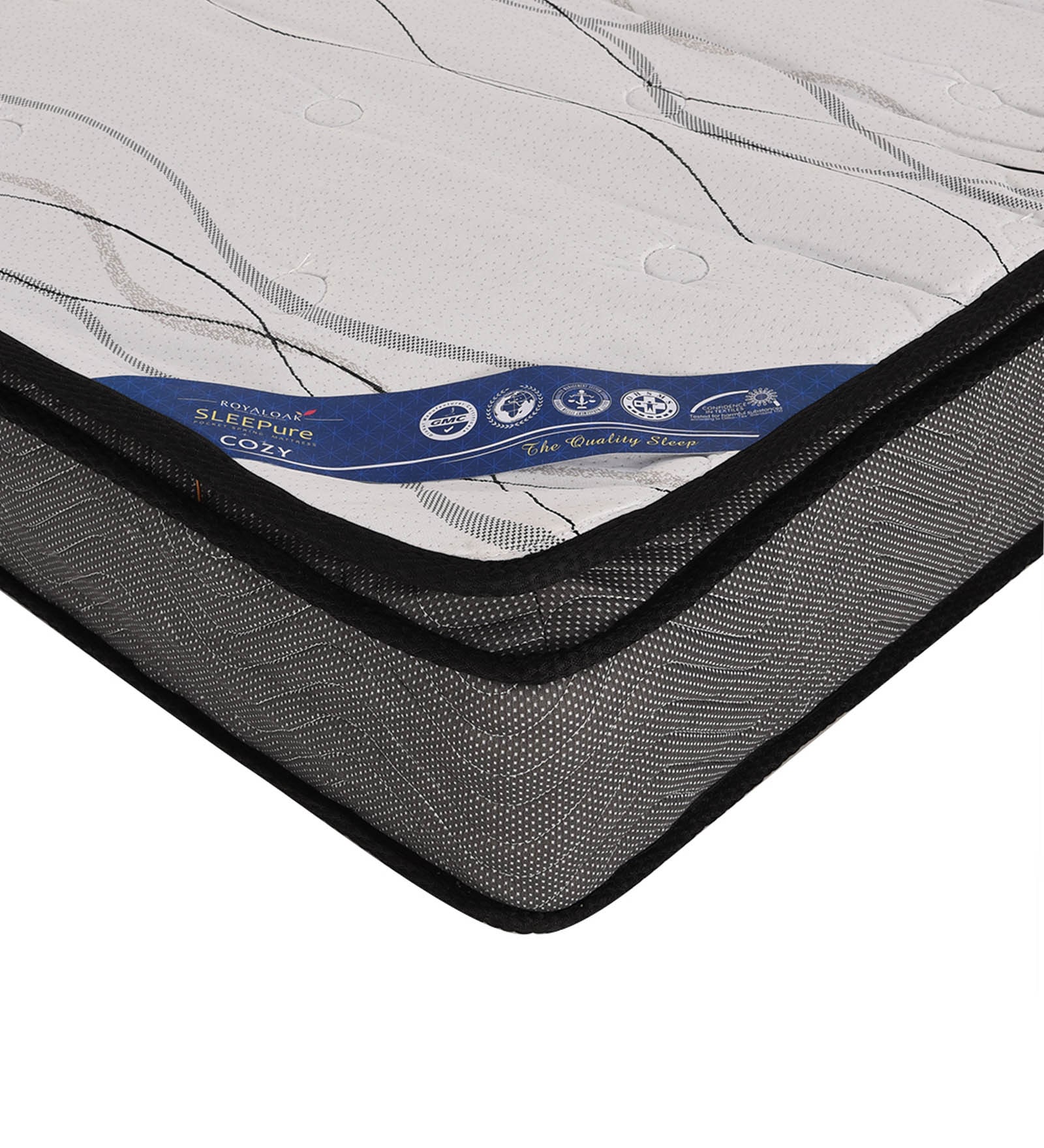 Pocket Spring & Pu Foam King Size 78x72 10" Thick Mattress