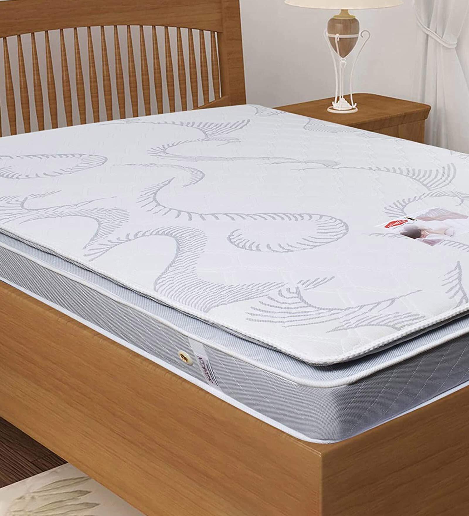 Mod Dual Comfort 8 inch Pocketed Spring Single Mattress in White Colour