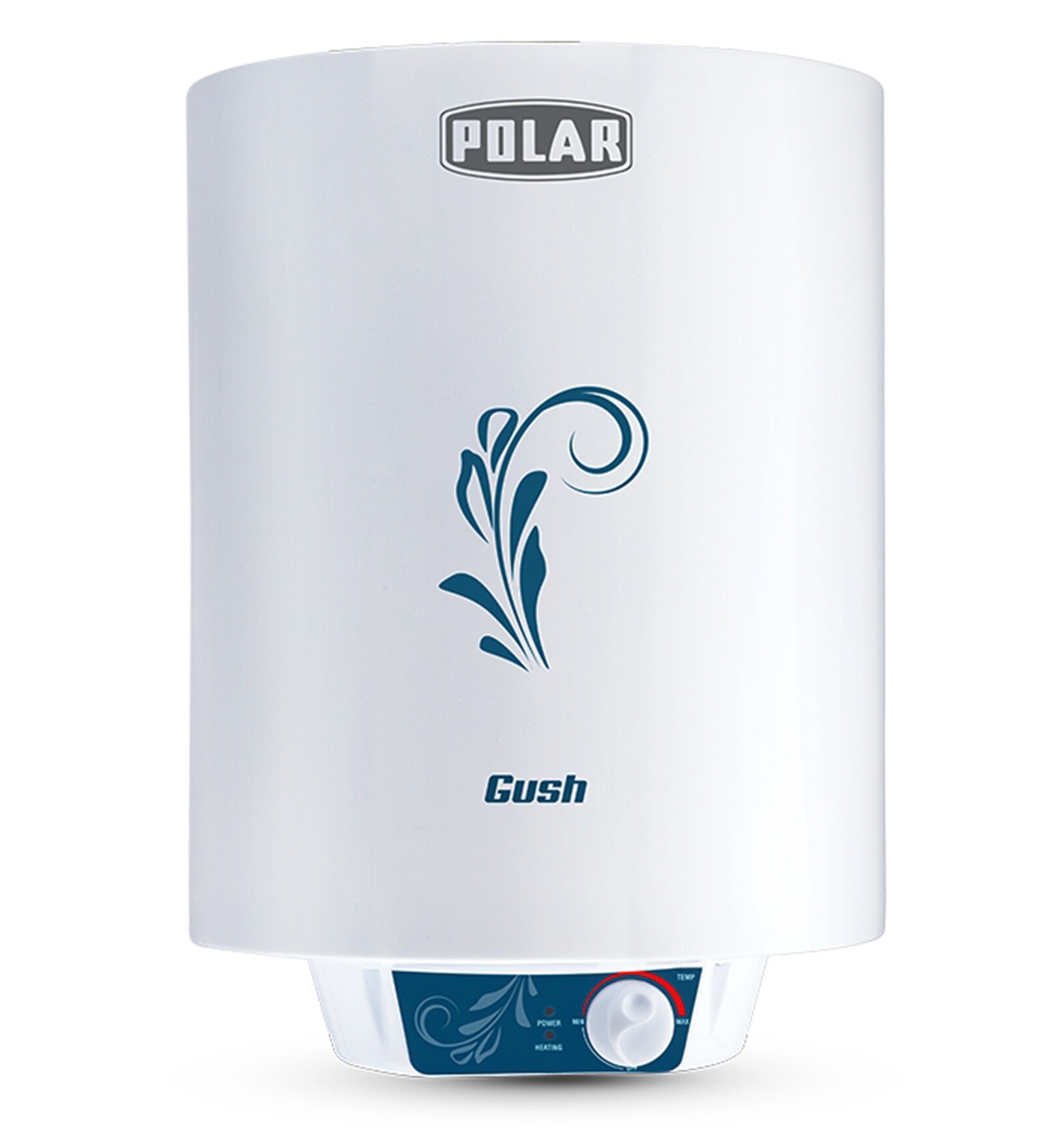 Polar Gush Metal 15 Ltr Water Geyser in White Colour