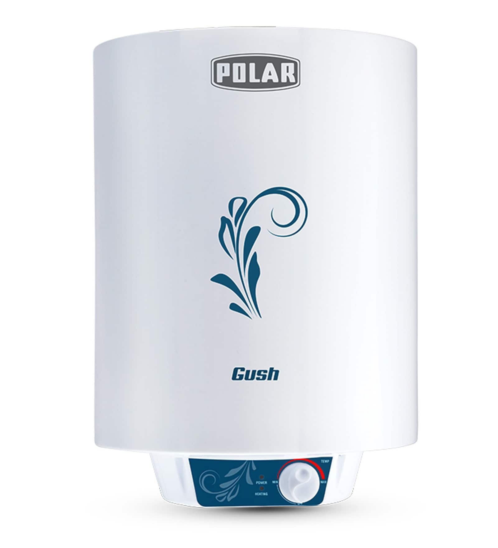 Polar Gush Metal 25 Ltr Water Geyser in White Colour